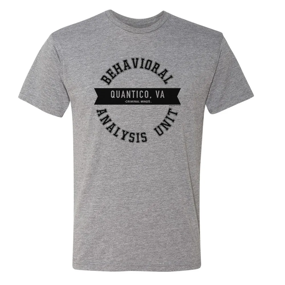 Criminal Minds Behavioral Analysis Unit Men's Tri-Blend Short Sleeve T-Shirt sold by MTV
