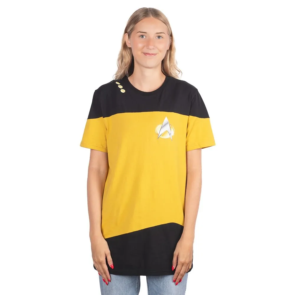 Star Trek: The Next Generation Operations Uniform T-Shirt sold by MTV product image thumbnail 4