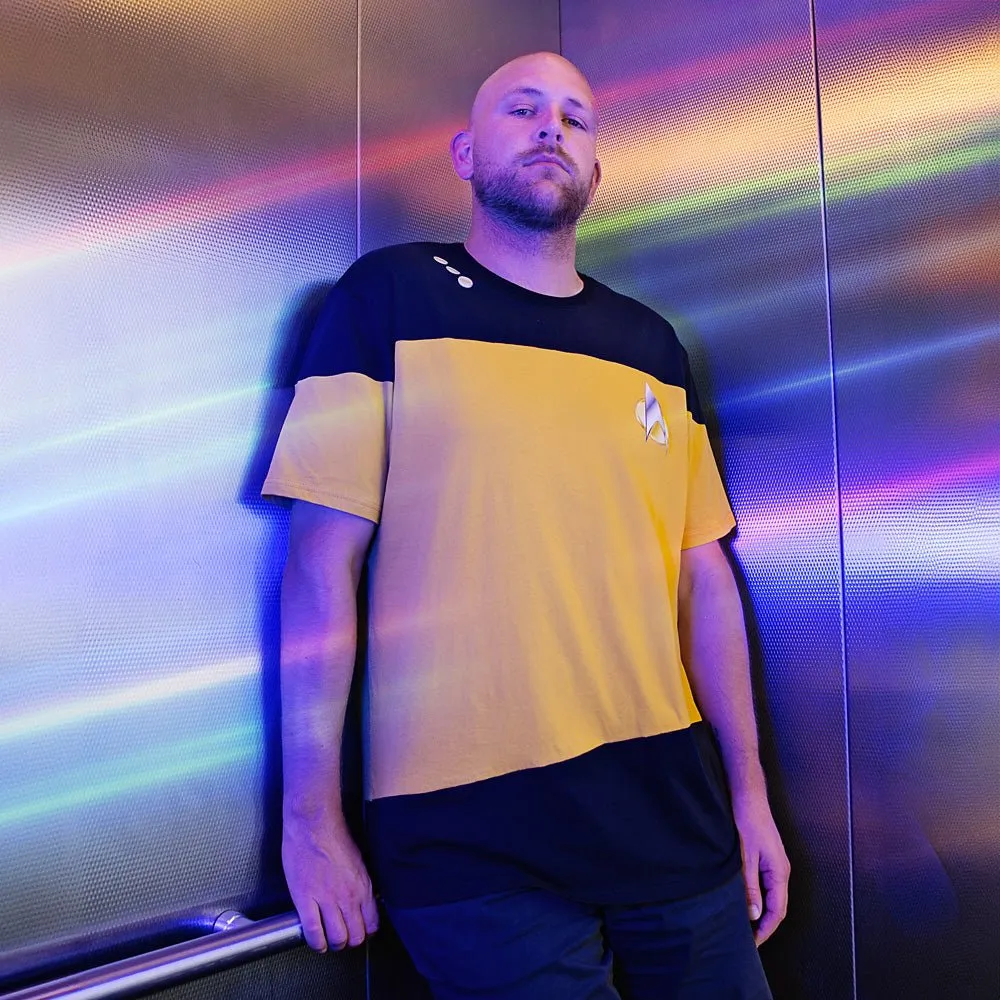 Star Trek: The Next Generation Operations Uniform T-Shirt sold by MTV product image thumbnail 3