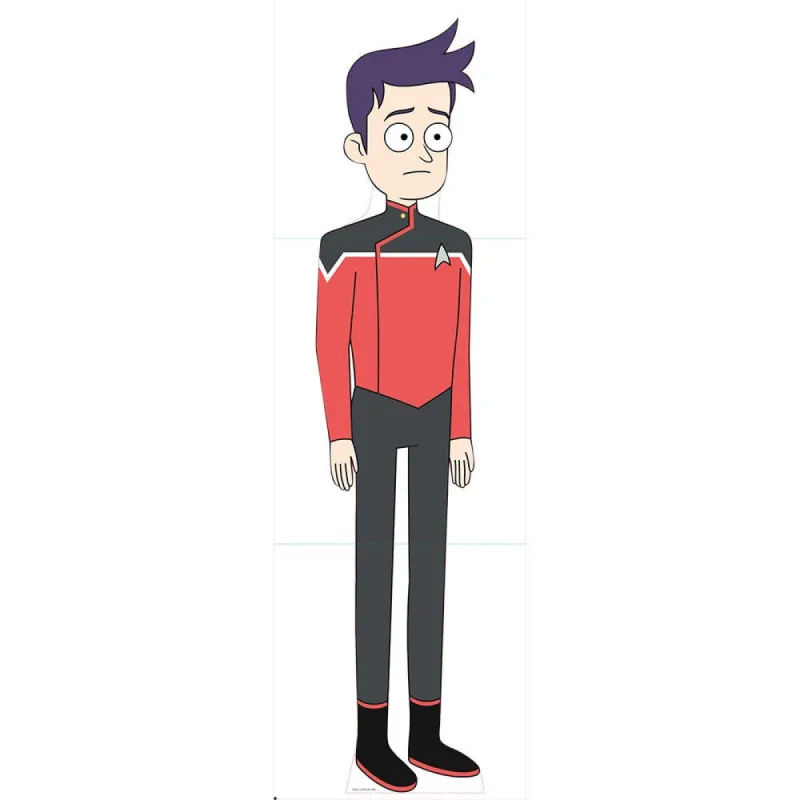 Star Trek: Lower Decks Brad Boimler Life-Sized Cardboard Cutout Standee sold by MTV