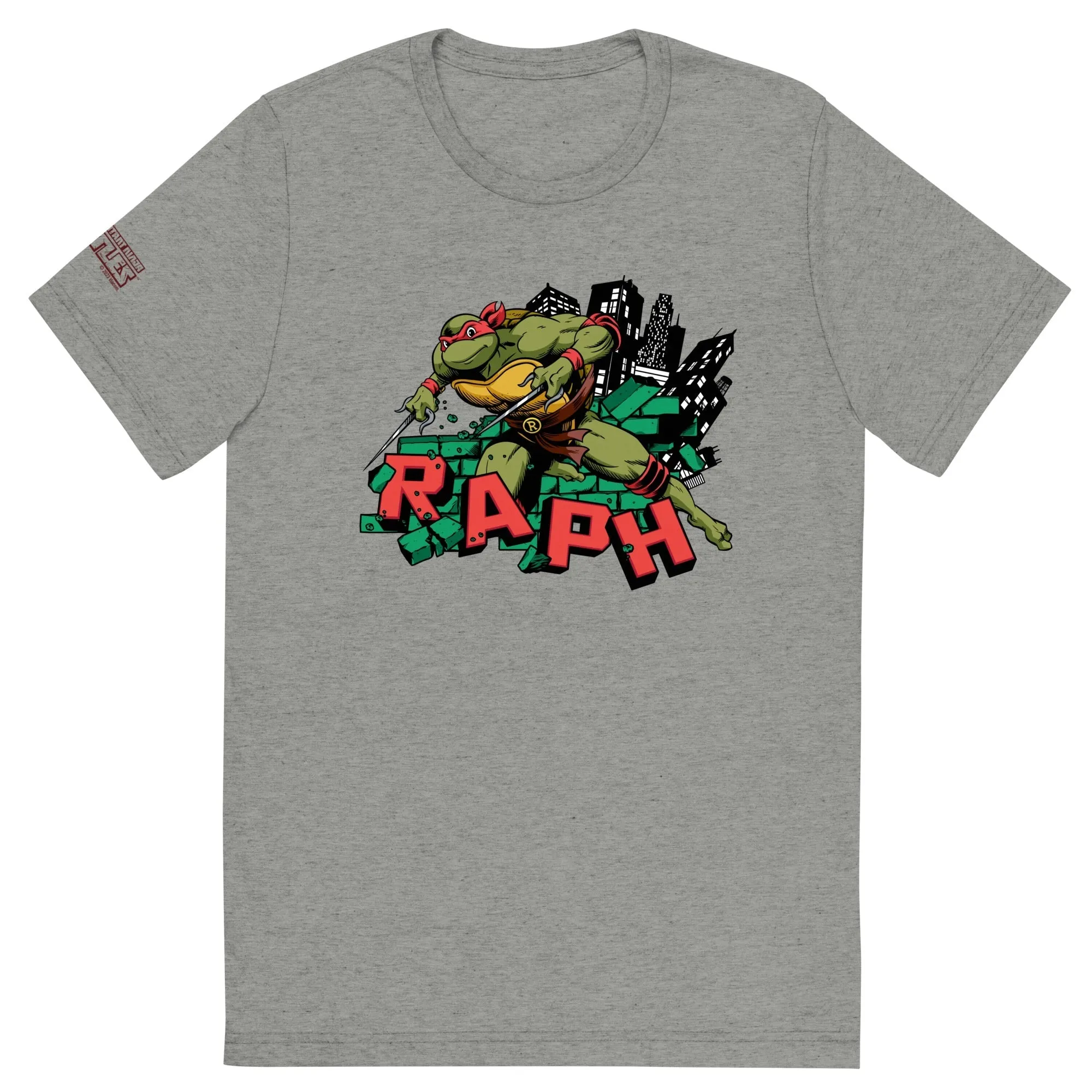 Teenage Mutant Ninja Turtles Raph Unisex Tri-Blend T-Shirt sold by MTV product image thumbnail 4