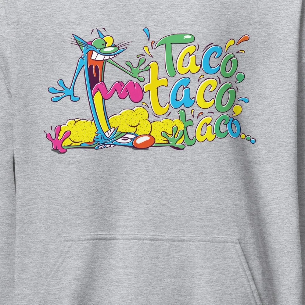 CatDog Taco Taco Taco Adult Hooded Sweatshirt sold by MTV product image thumbnail 2
