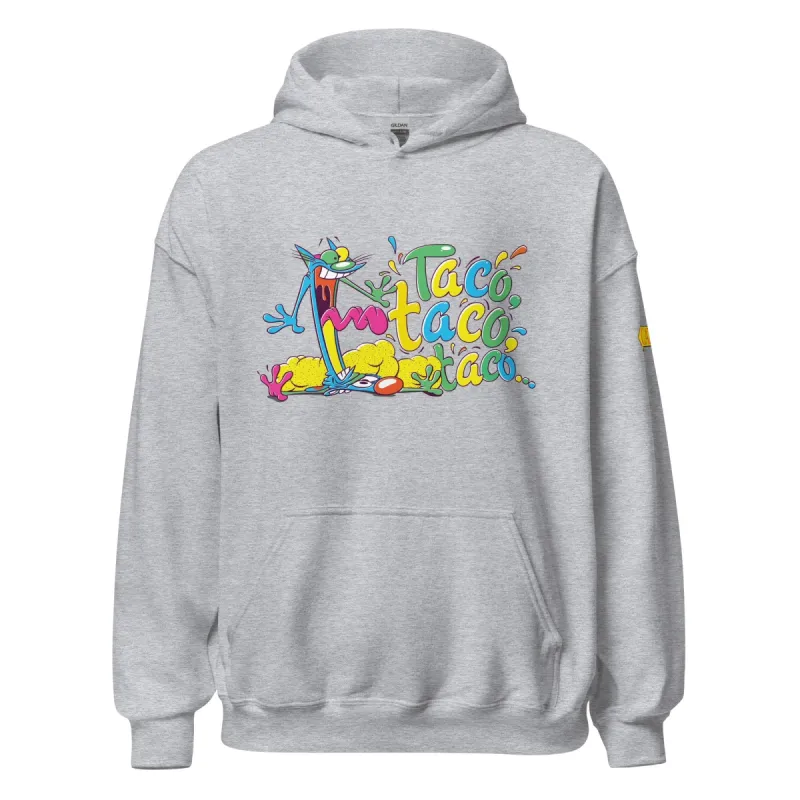 CatDog Taco Taco Taco Adult Hooded Sweatshirt sold by MTV