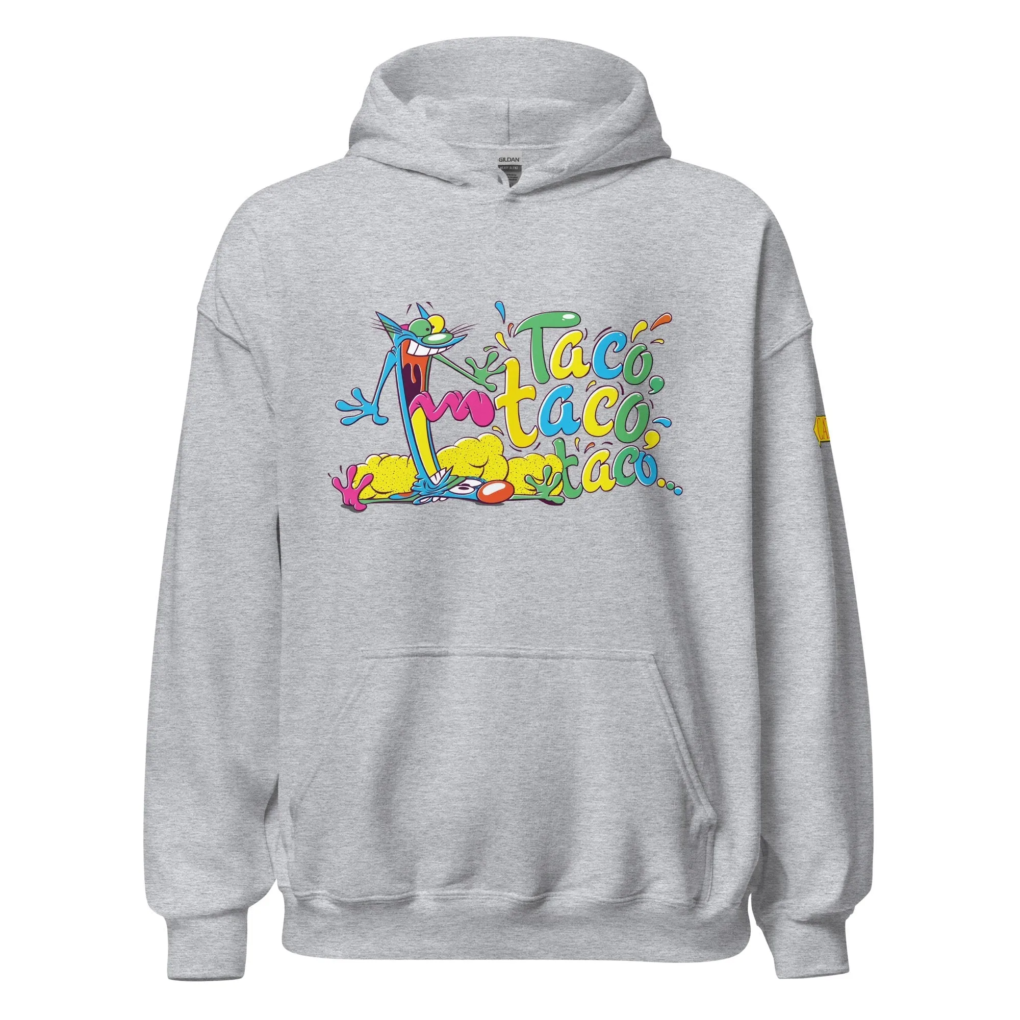 CatDog Taco Taco Taco Adult Hooded Sweatshirt sold by MTV