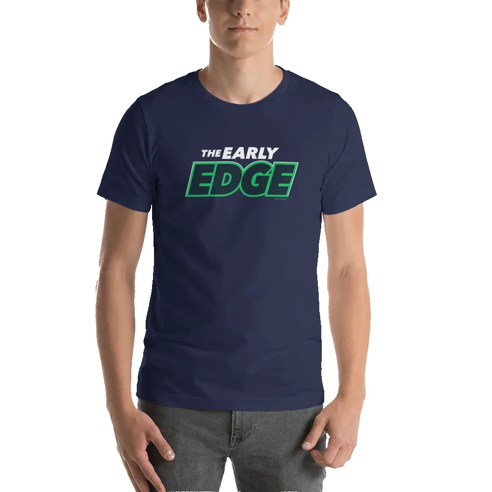 The Early Edge Podcast Logo Adult Short Sleeve T-Shirt sold by MTV product image thumbnail 4