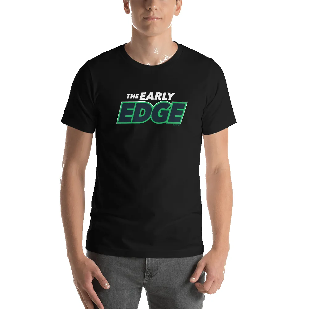 The Early Edge Podcast Logo Adult Short Sleeve T-Shirt sold by MTV