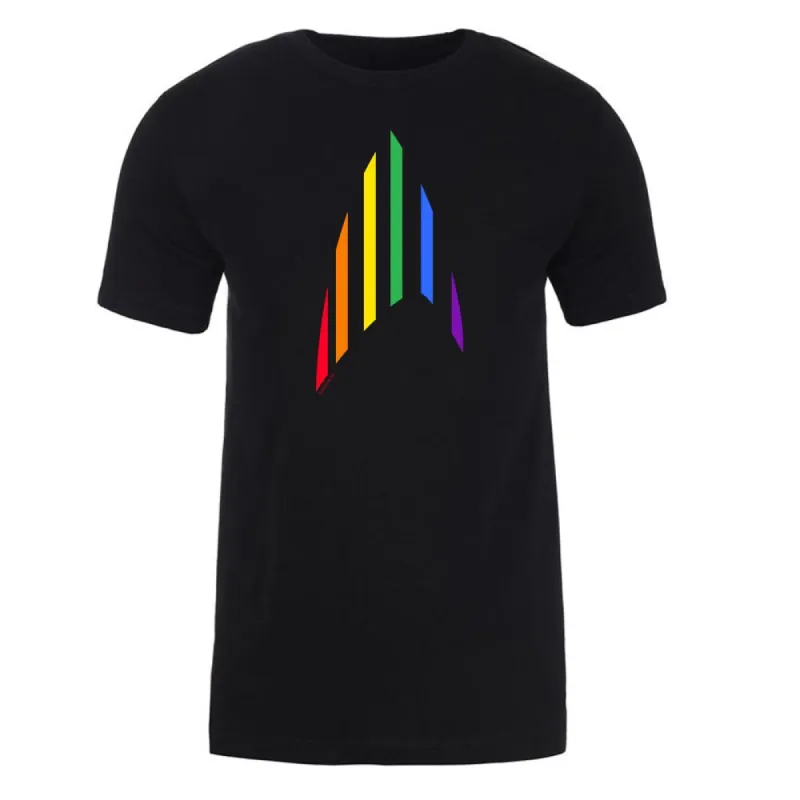 Star Trek: The Original Series Pride Rainbow Delta Adult Short Sleeve T-Shirt sold by MTV