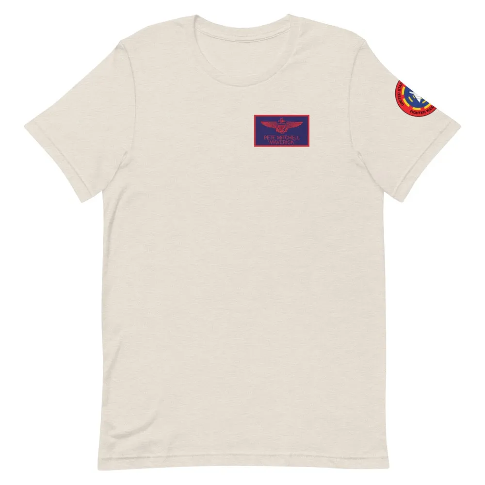 Top Gun Maverick Badge Unisex Premium T-Shirt sold by MTV product image thumbnail 4