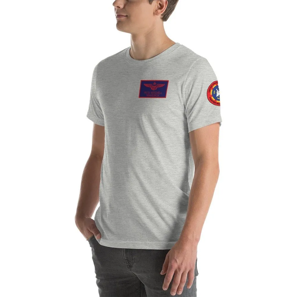 Top Gun Maverick Badge Unisex Premium T-Shirt sold by MTV product image thumbnail 2