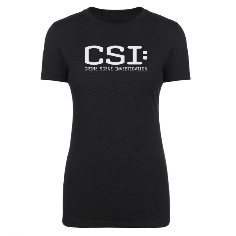CSI: Crime Scene Investigation Women's Tri-Blend T-Shirt sold by MTV
