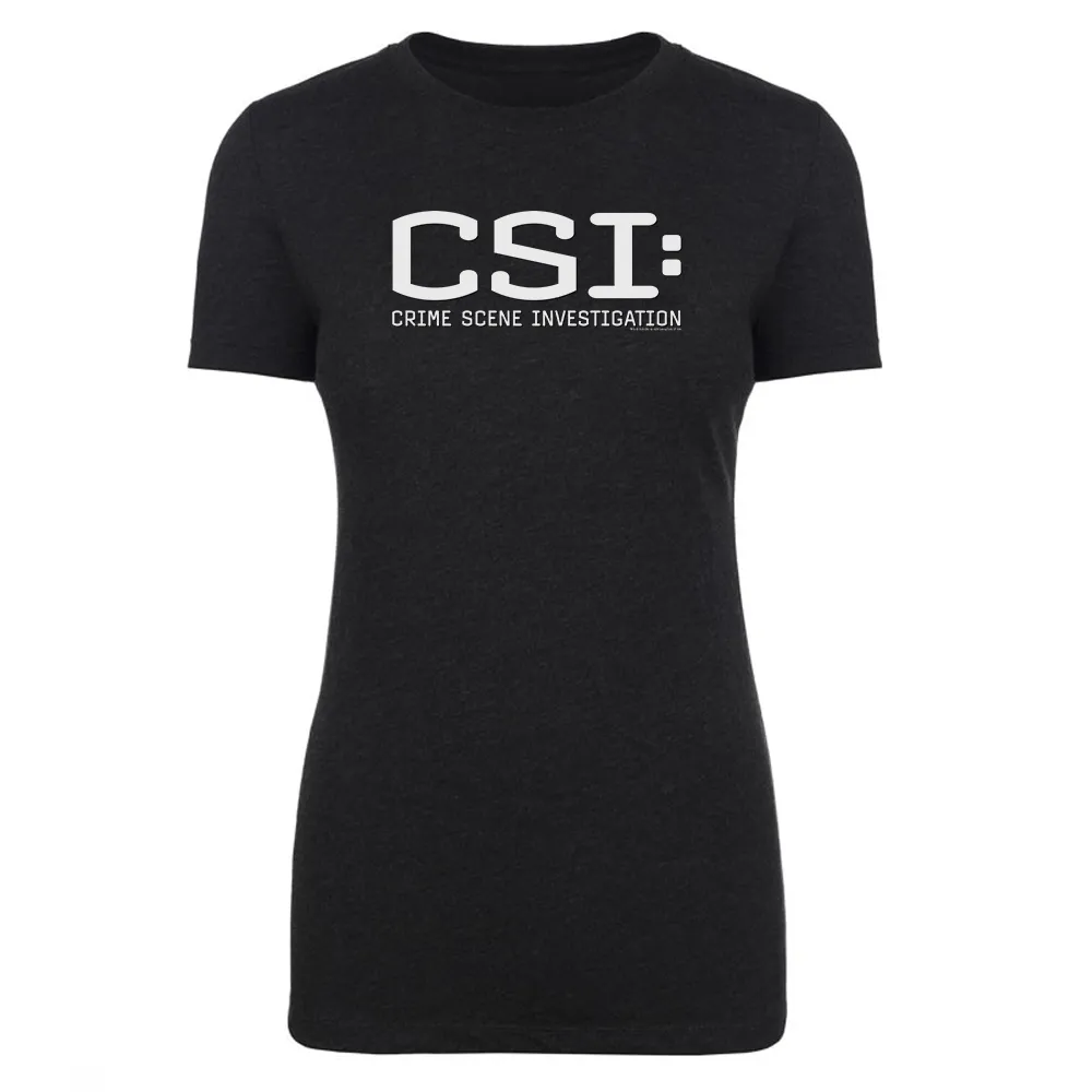 CSI: Crime Scene Investigation Women's Tri-Blend T-Shirt sold by MTV