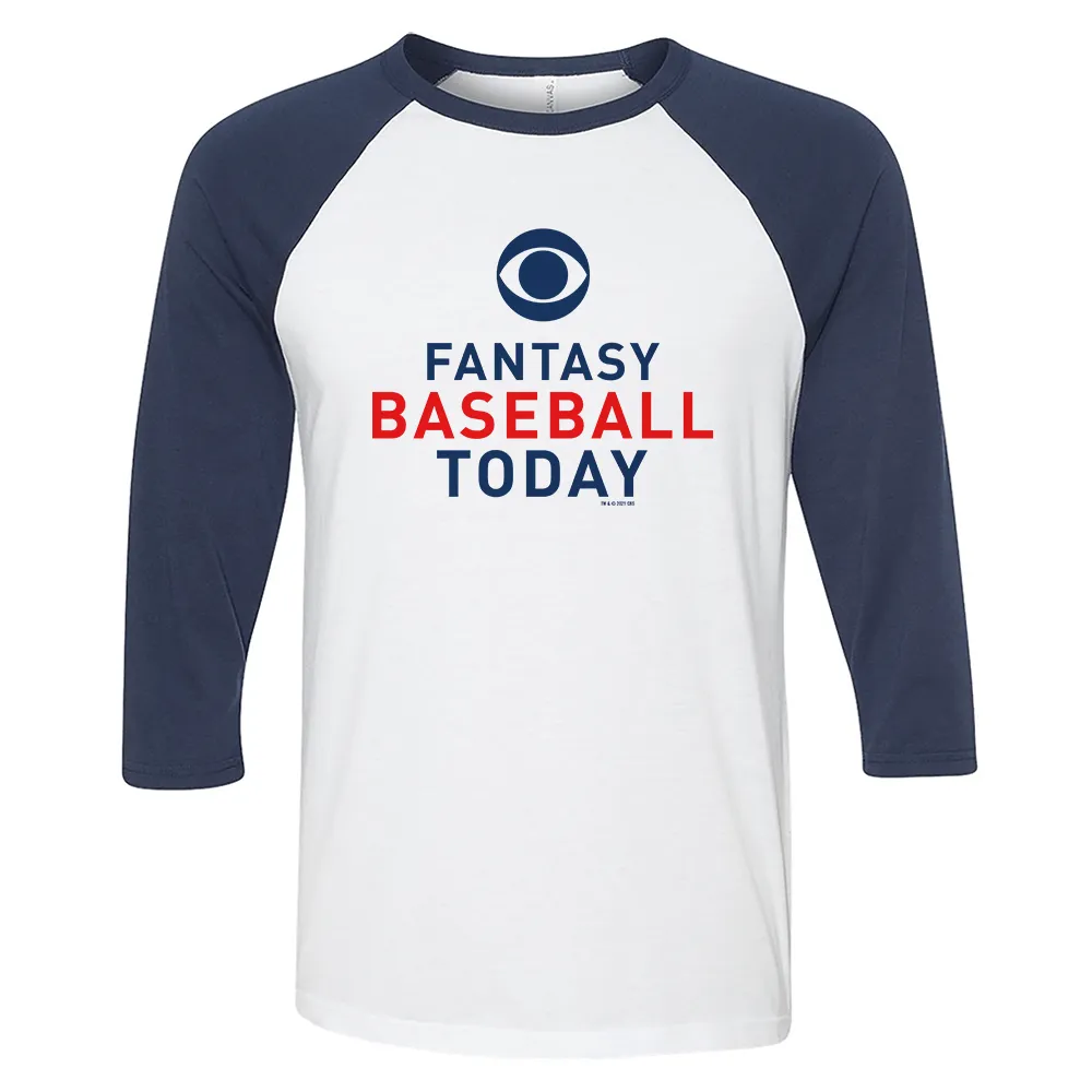 Fantasy Baseball Logo 3/4 Sleeve Baseball T-Shirt sold by MTV product image thumbnail 4