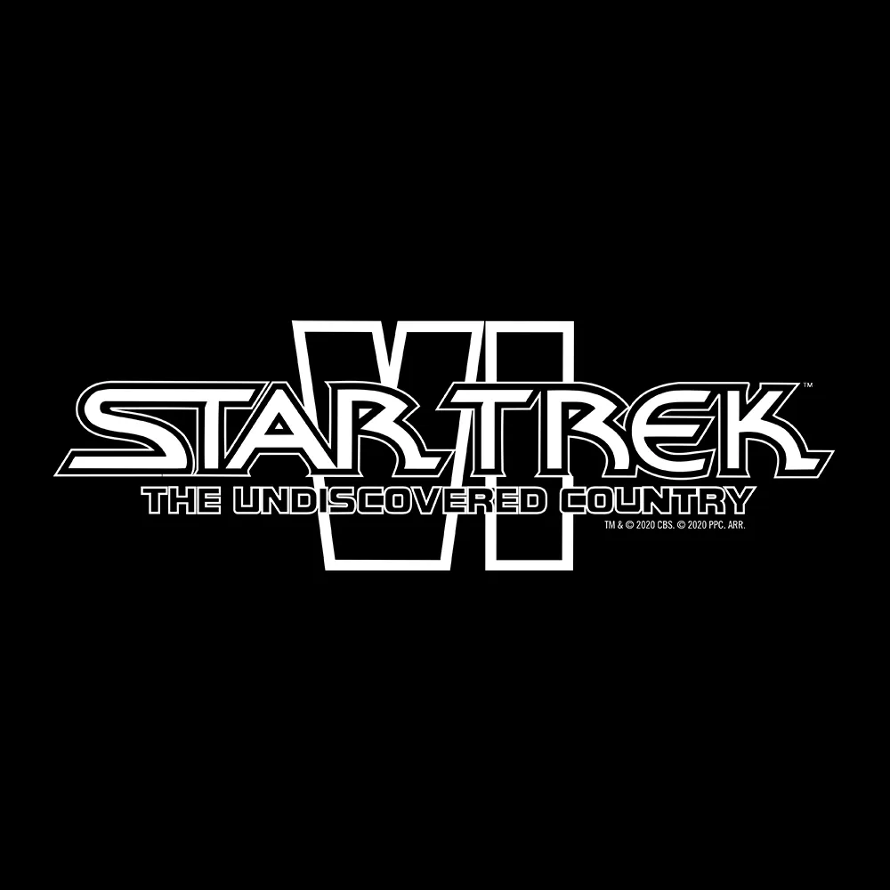 Star Trek VI: The Undiscovered Country Logo Adult Short Sleeve T-Shirt sold by MTV product image thumbnail 2