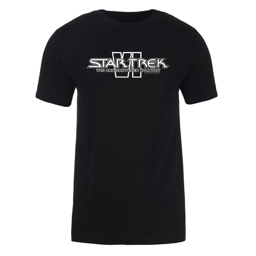 Star Trek VI: The Undiscovered Country Logo Adult Short Sleeve T-Shirt sold by MTV