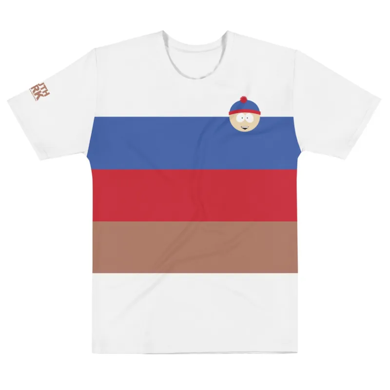 South Park Stan Striped Unisex Short Sleeve T-Shirt sold by MTV