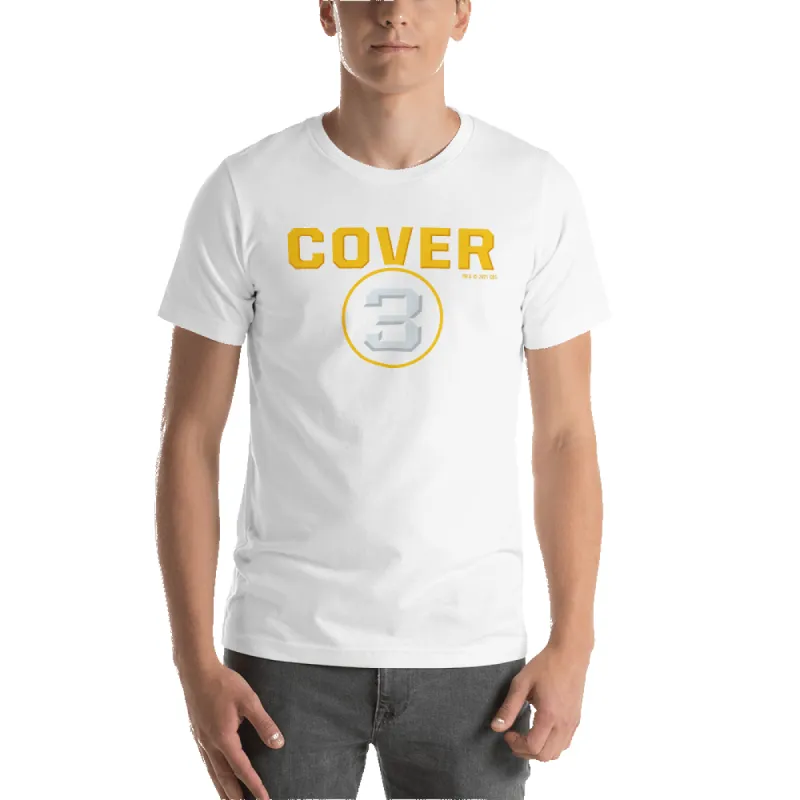 Cover 3 Logo Adult Short Sleeve T-Shirt sold by MTV