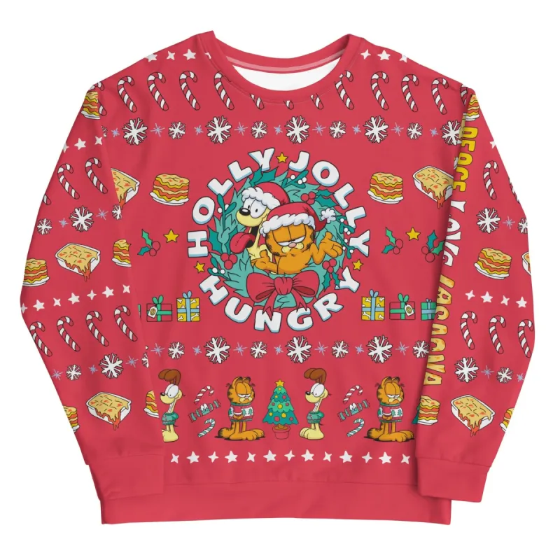 Garfield Christmas Unisex Crewneck Sweatshirt sold by MTV