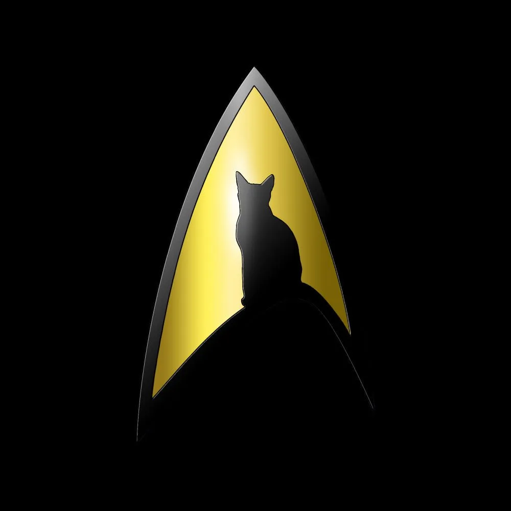 Star Trek: The Original Series Spock Cat Portrait Adult Short Sleeve T-Shirt sold by MTV product image thumbnail 3