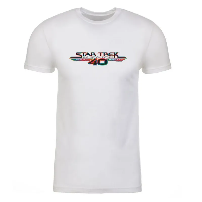 Star Trek: The Motion Picture 40th Anniversary Logo Adult Short Sleeve T-Shirt sold by MTV