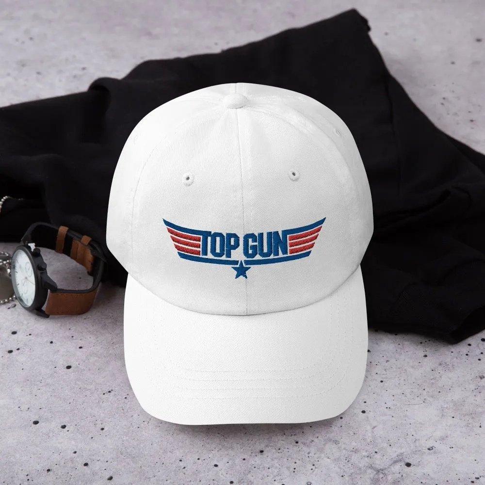 Top Gun Red & Blue Logo Classic Dad Hat sold by MTV product image thumbnail 3