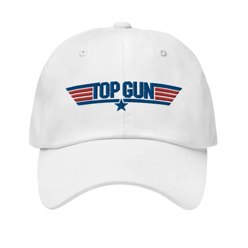 Top Gun Red & Blue Logo Classic Dad Hat sold by MTV