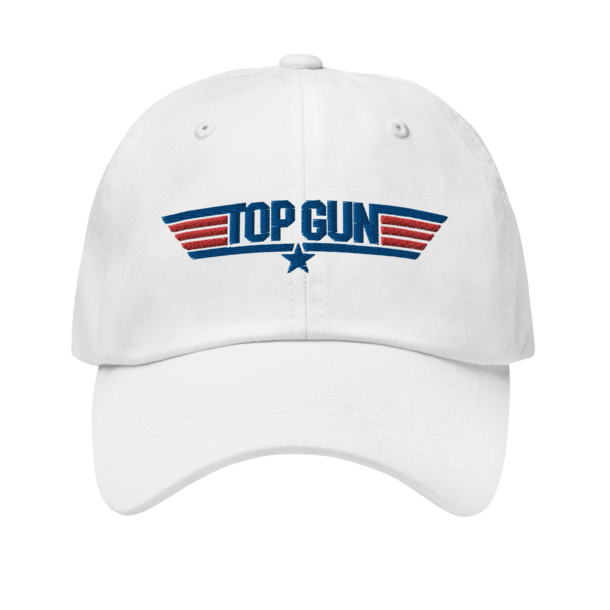 Top Gun Red & Blue Logo Classic Dad Hat sold by MTV