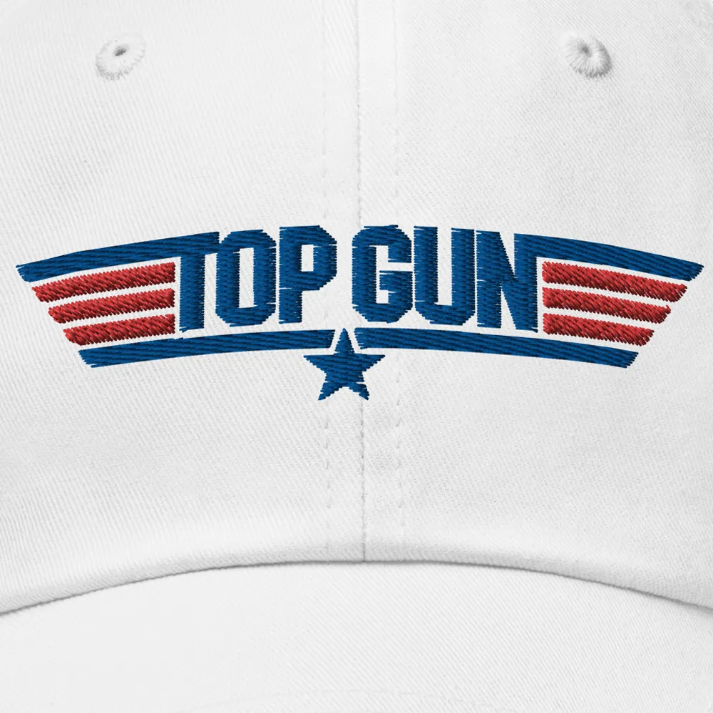 Top Gun Red & Blue Logo Classic Dad Hat sold by MTV product image thumbnail 2