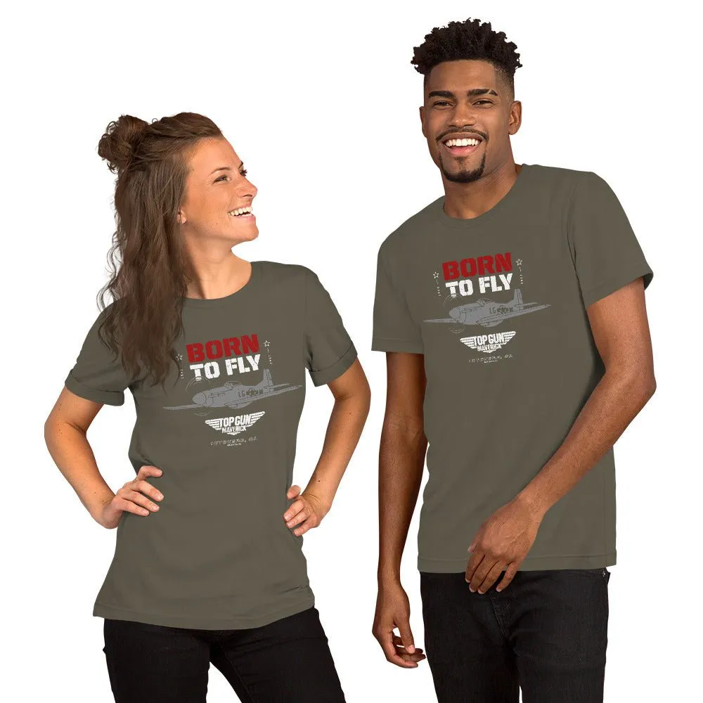 Top Gun: Maverick Born To Fly Unisex Premium T-Shirt sold by MTV product image thumbnail 4