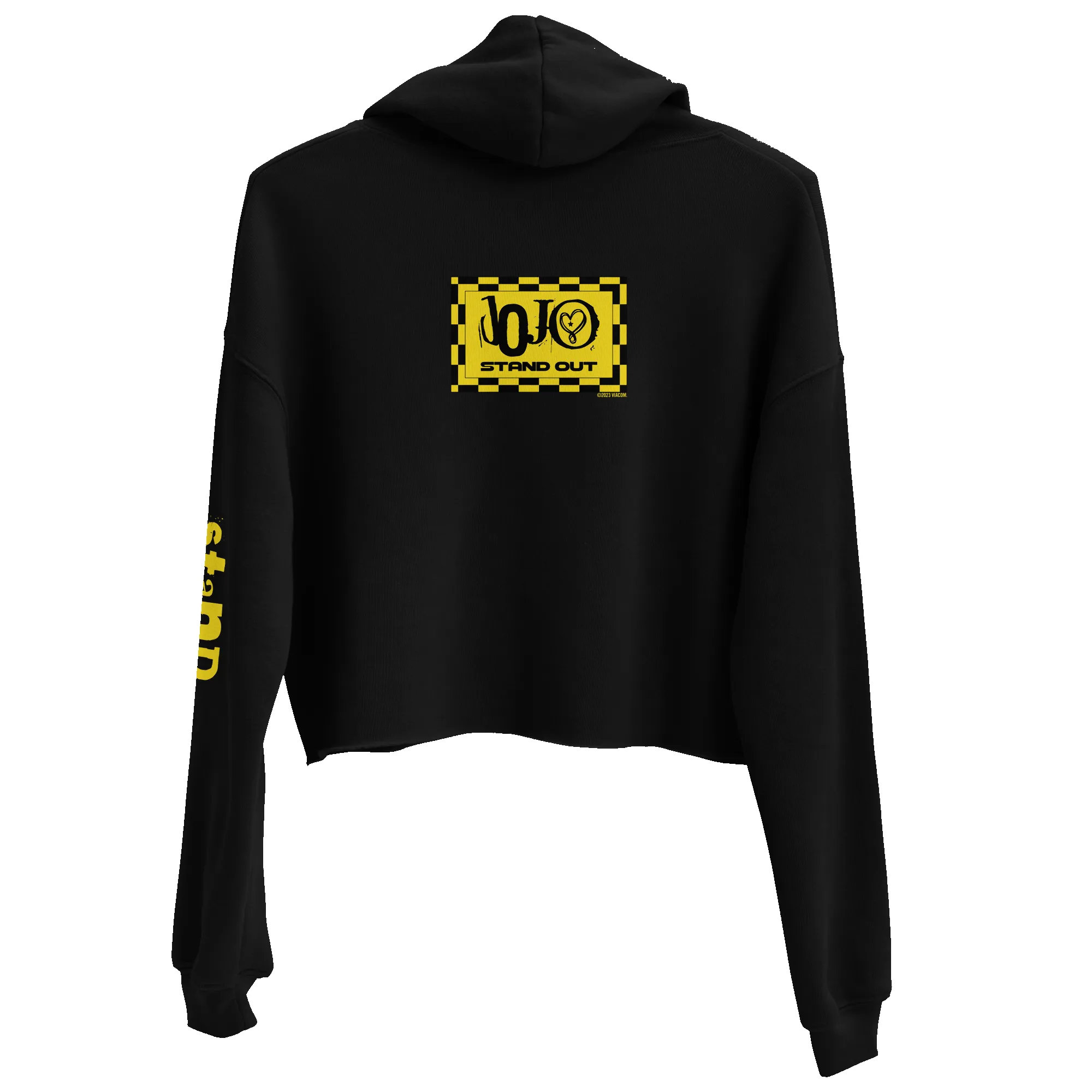 JoJo Siwa Stand Out Women's Fleece Crop Hooded Sweatshirt sold by MTV product image thumbnail 3