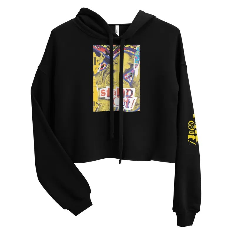 JoJo Siwa Stand Out Women's Fleece Crop Hooded Sweatshirt sold by MTV