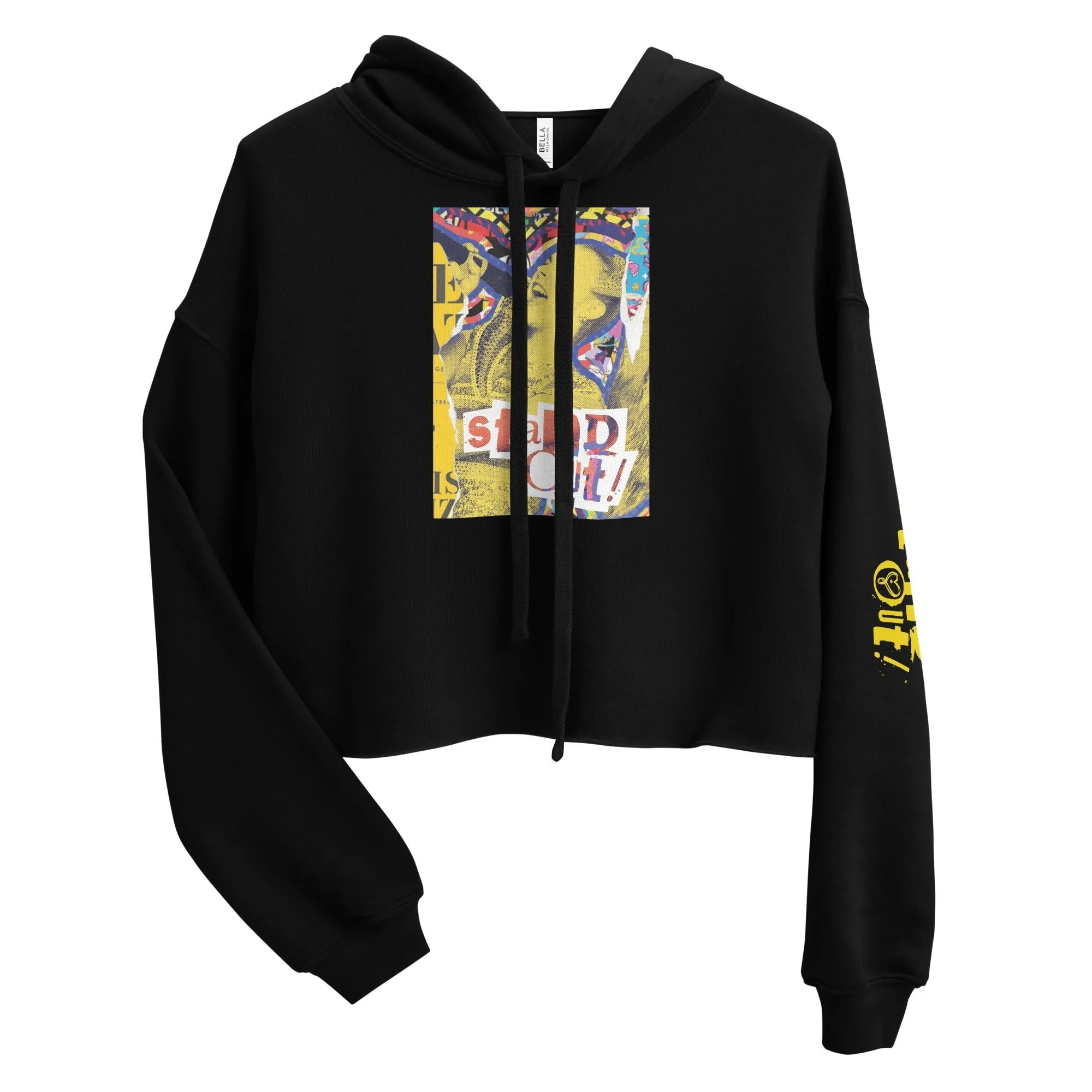 JoJo Siwa Stand Out Women's Fleece Crop Hooded Sweatshirt sold by MTV