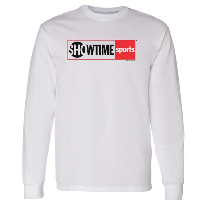 SHOWTIME Sports Red Outline Logo Adult Long Sleeve T-Shirt sold by MTV