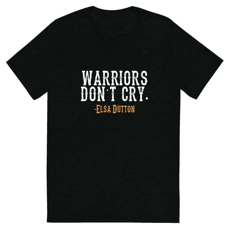 Yellowstone 1883 Warriors Don't Cry Adult Tri-Blend T-Shirt sold by MTV