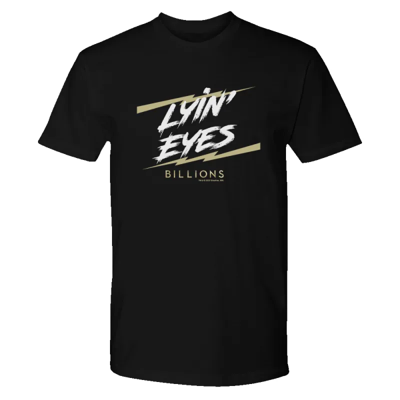 Billions Lyin' Eyes Adult Short Sleeve T-Shirt sold by MTV