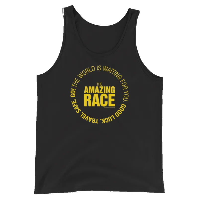 The Amazing Race Yellow Starting Adult Tank Top sold by MTV