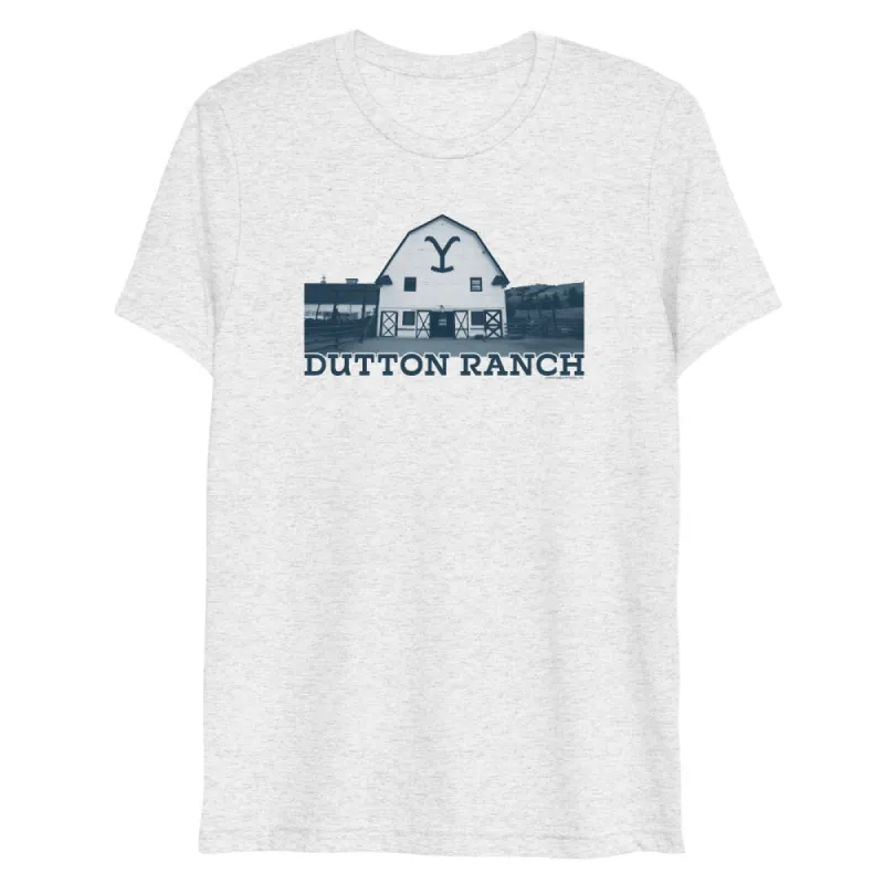 Yellowstone Dutton Ranch Barn Tri-Blend T-Shirt sold by MTV