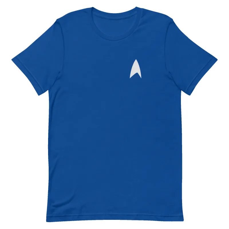 Star Trek: Lower Decks Space The Funnest Frontier Blue Unisex Premium T-Shirt sold by MTV