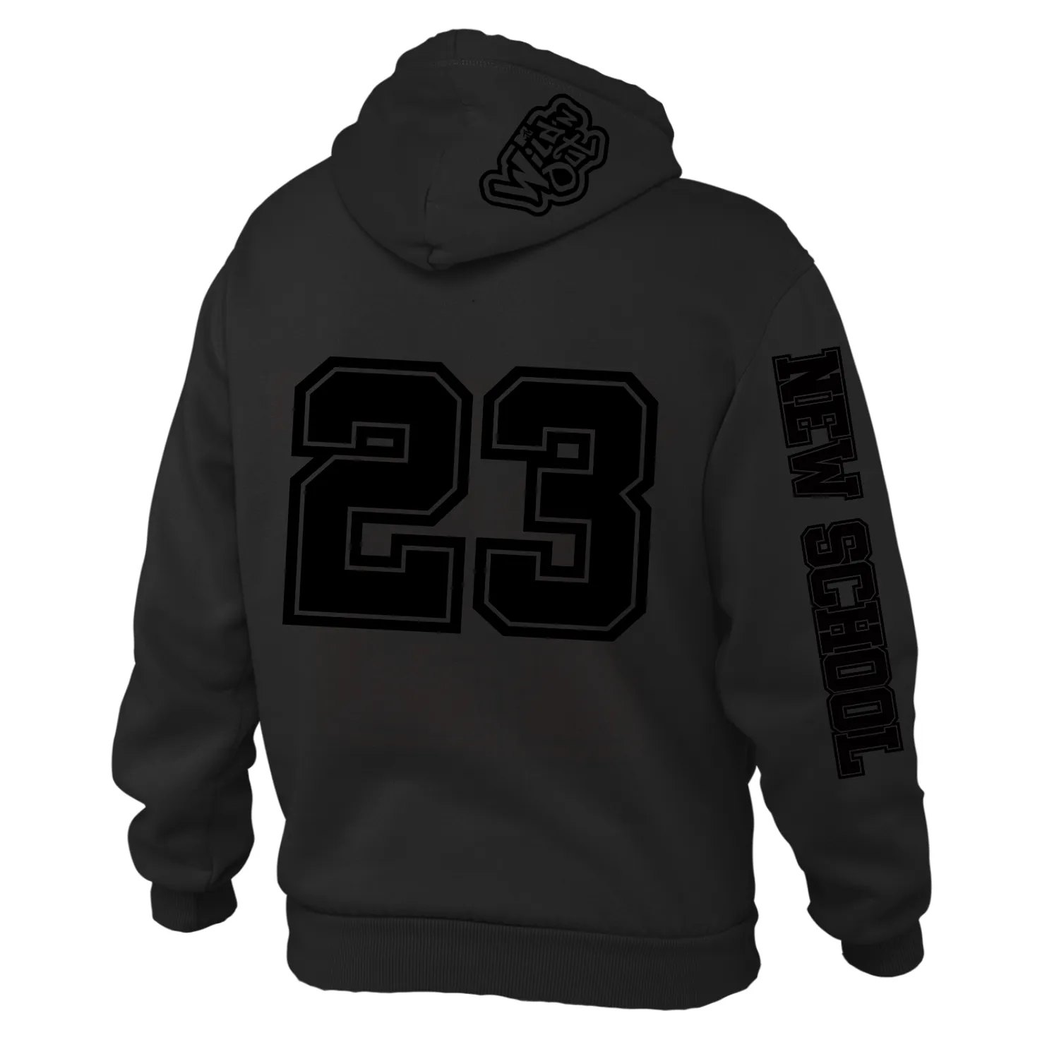 Wild 'N Out Black on Black New School Side Hooded Sweatshirt sold by MTV product image thumbnail 2