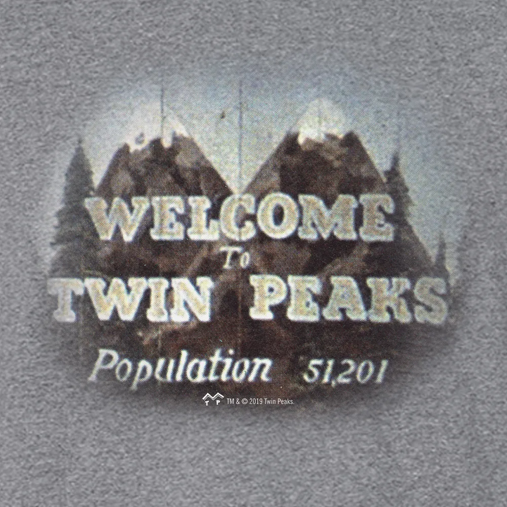 Twin Peaks Welcome to Twin Peaks Adult Long Sleeve T-Shirt sold by MTV product image thumbnail 2