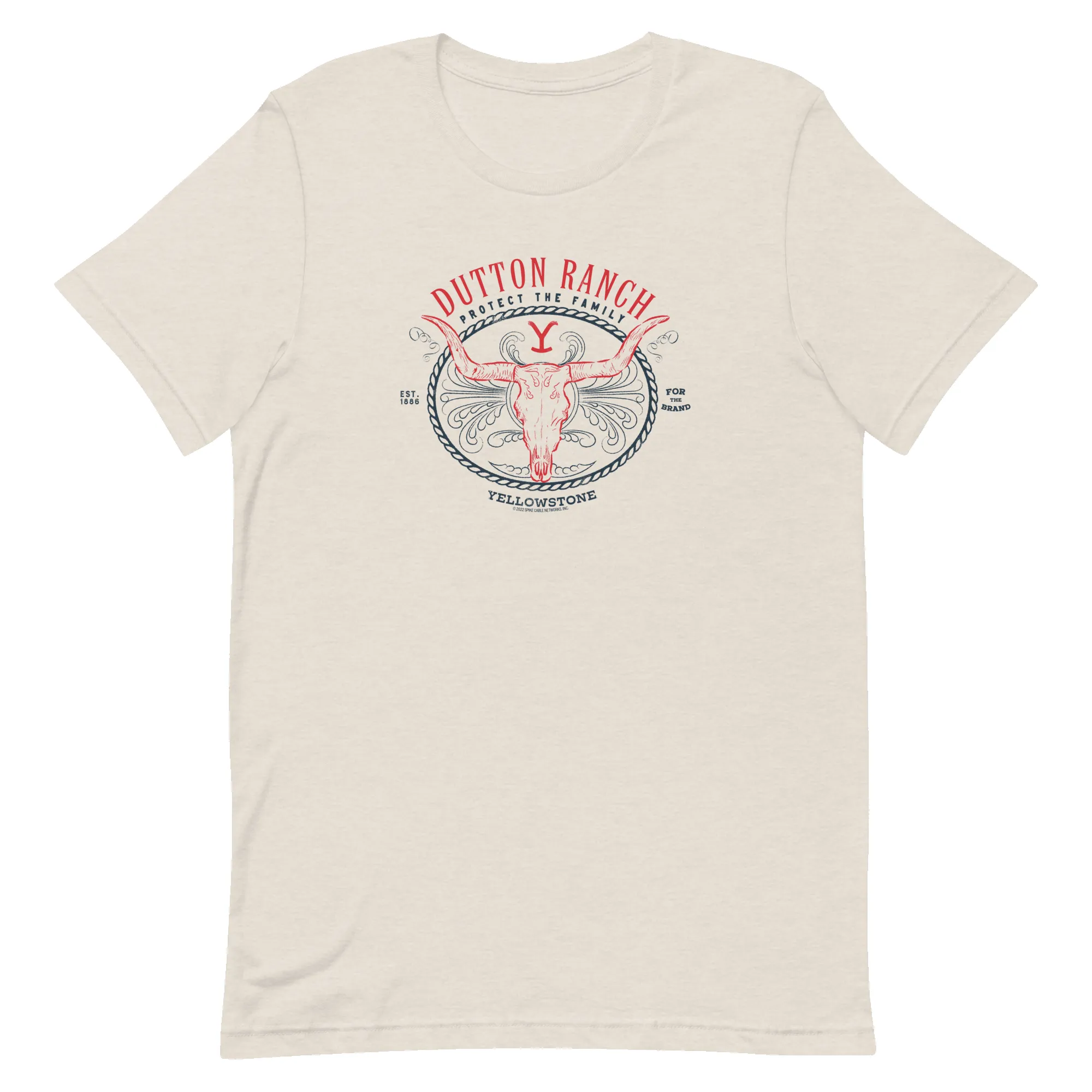 Yellowstone Dutton Ranch Protect the Family Adult T-Shirt sold by MTV product image thumbnail 2