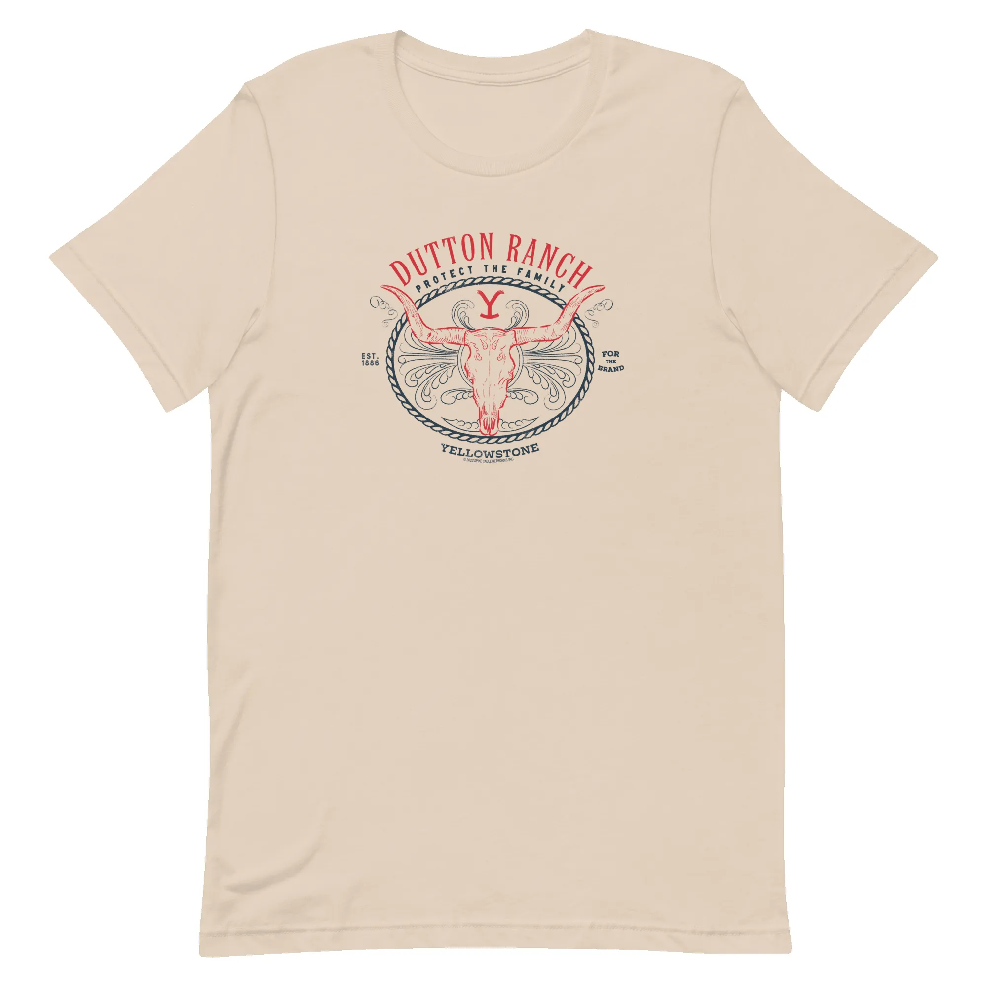 Yellowstone Dutton Ranch Protect the Family Adult T-Shirt sold by MTV