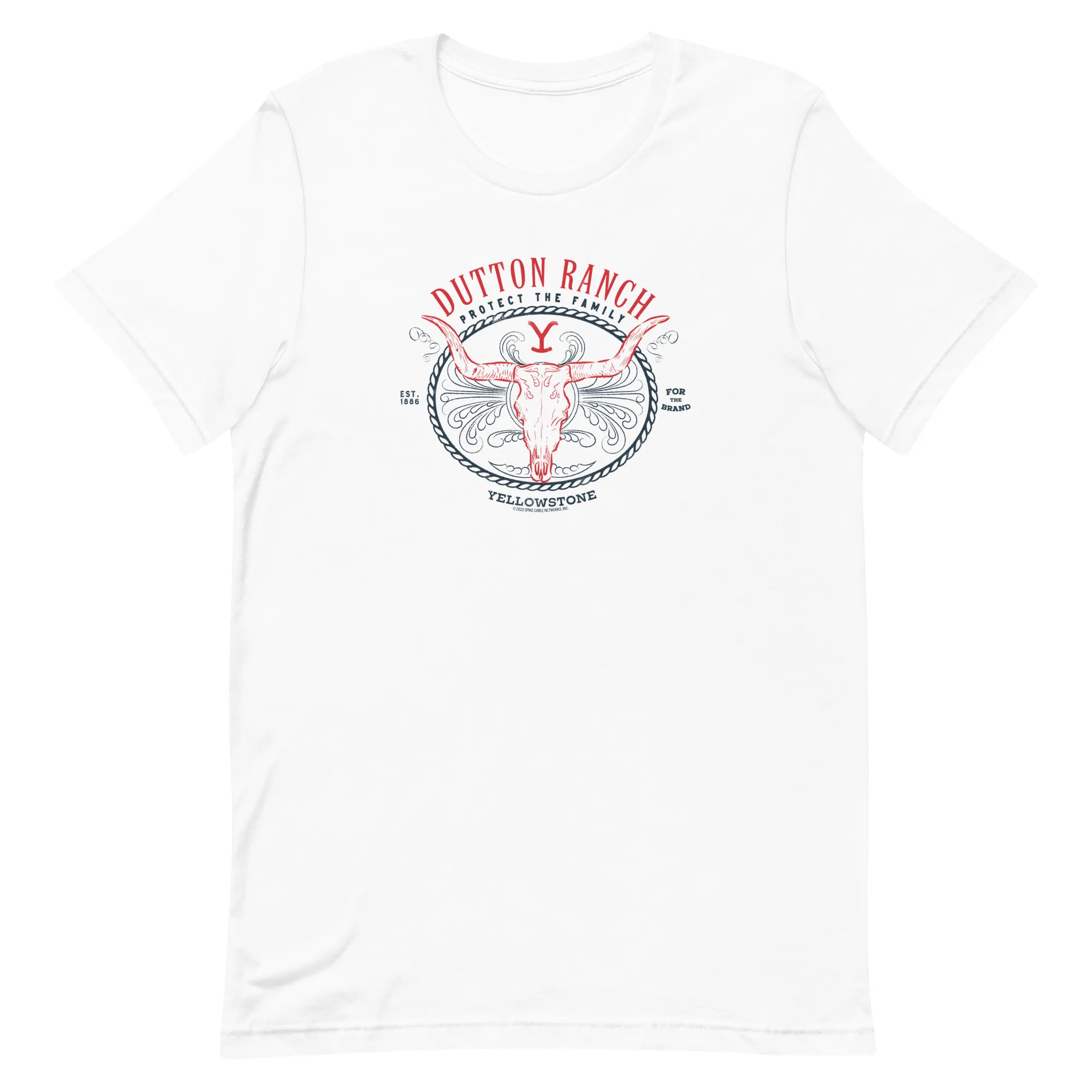 Yellowstone Dutton Ranch Protect the Family Adult T-Shirt sold by MTV product image thumbnail 4