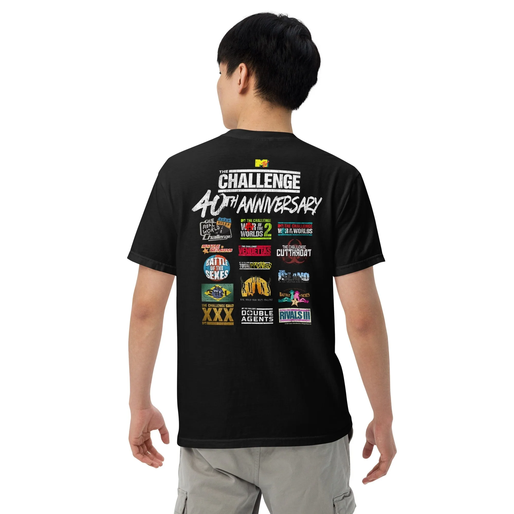 The Challenge 40th Anniversary Comfort Colors T-Shirt sold by MTV product image thumbnail 4