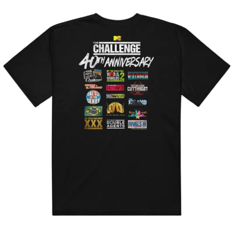 The Challenge 40th Anniversary Comfort Colors T-Shirt sold by MTV