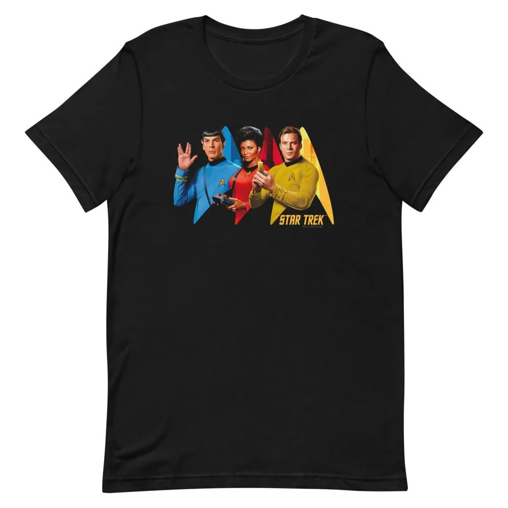 Star Trek: The Original Series Character Group Unisex T-Shirt sold by MTV