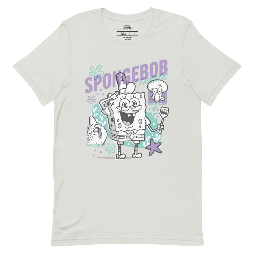 SpongeBob SquarePants SpongeBob And Friends Unisex T-Shirt sold by MTV