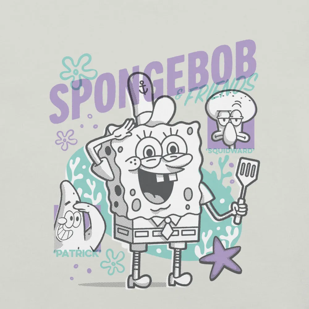 SpongeBob SquarePants SpongeBob And Friends Unisex T-Shirt sold by MTV product image thumbnail 2