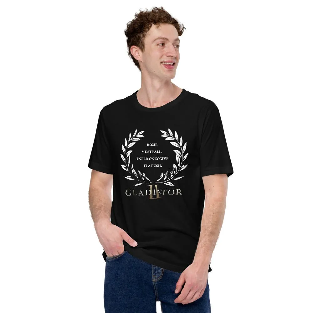 Gladiator II Rome Must Fall Unisex T-Shirt sold by MTV product image thumbnail 3