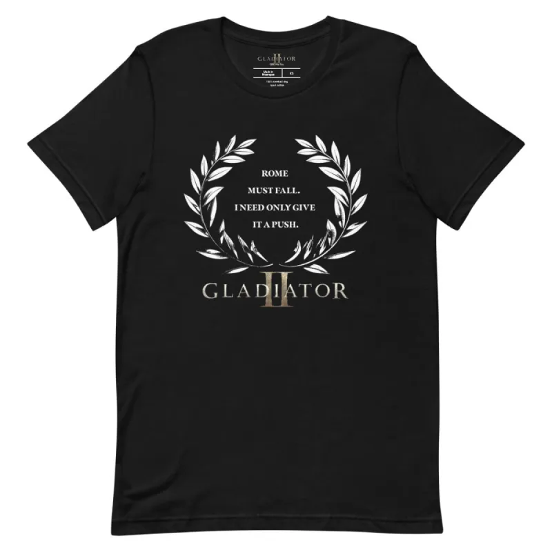 Gladiator II Rome Must Fall Unisex T-Shirt sold by MTV