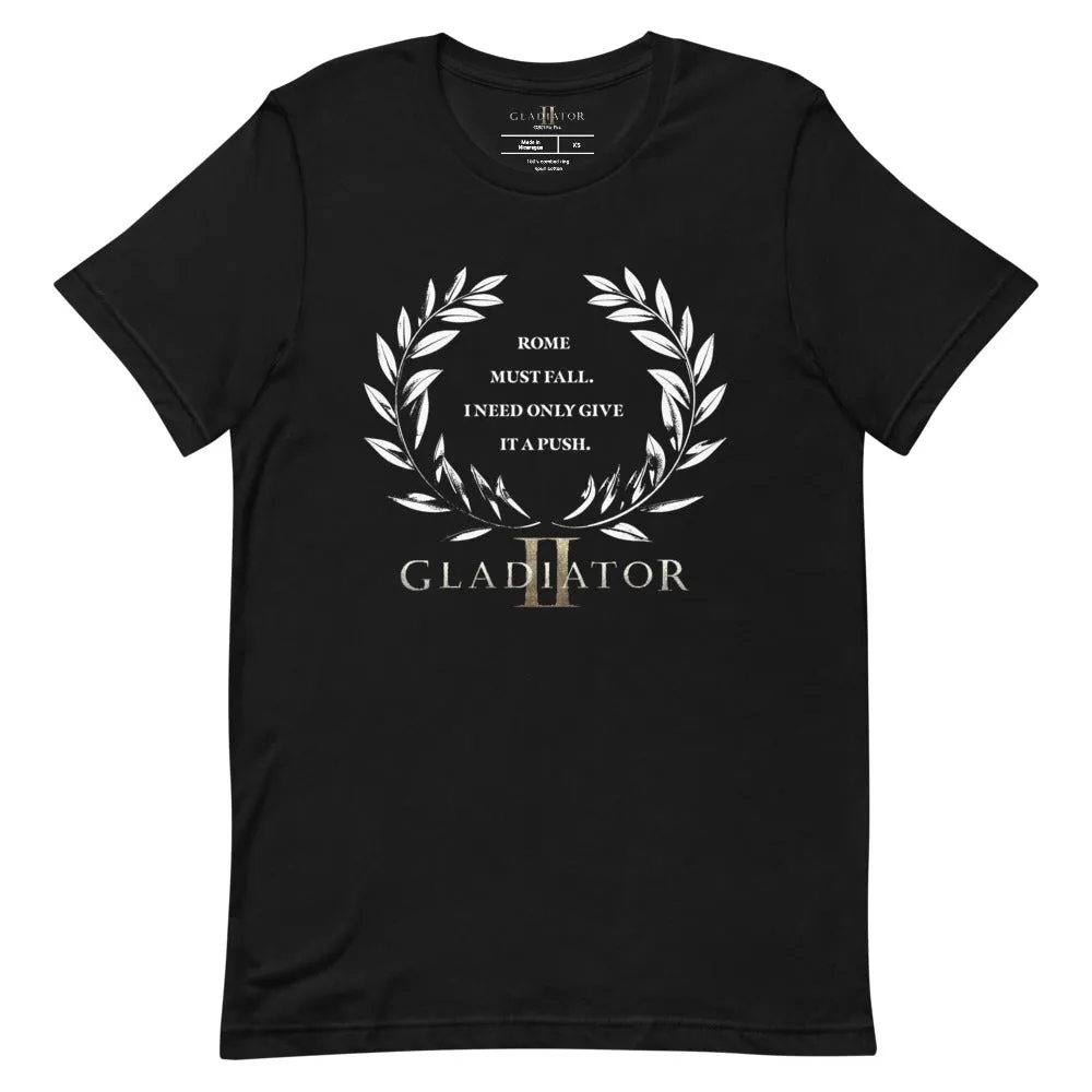 Gladiator II Rome Must Fall Unisex T-Shirt sold by MTV